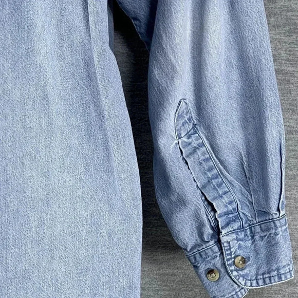 Competitors View Mens L Dale Jarrett #88 NASCAR Vintage Denim Shirt 100% Cotton - Picture 9 of 16